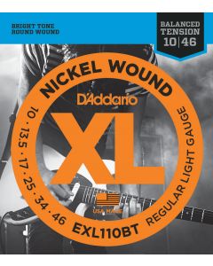 D'Addario EXL110BT Nickel Wound, Balanced Tension Regular Light, 10-46