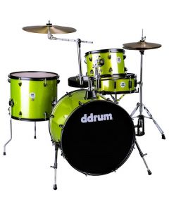 DDRUM D2 Rock Kit Lime Sparkle Drumset