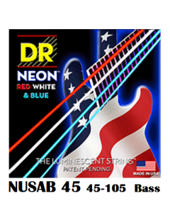 Neon Hi-Def Red White & Blue Bass NUSAB-45