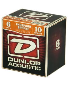 Extra Light 80/20 Bronze Acoustic Guitar Strings 6 PK