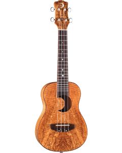 Luna Spalt Maple Crescent Sound Hole Concert Uke - Satin Natural