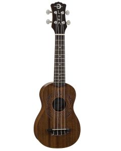 Luna Honu Soprano Tribal Turtle Ukulele Pack