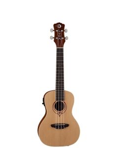 Luna Heartsong Spruce Concert Uke w/USB PreAmp & Gig Bag