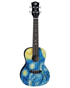 Luna Starry Night Concert Ukulele w/Gig Bag