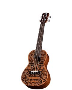 Luna Tribal Concert Mahogany Ukulele